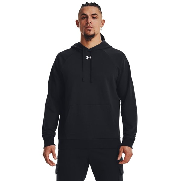 Mikina Under Armour Rival Fleece Hoodie Black XXL