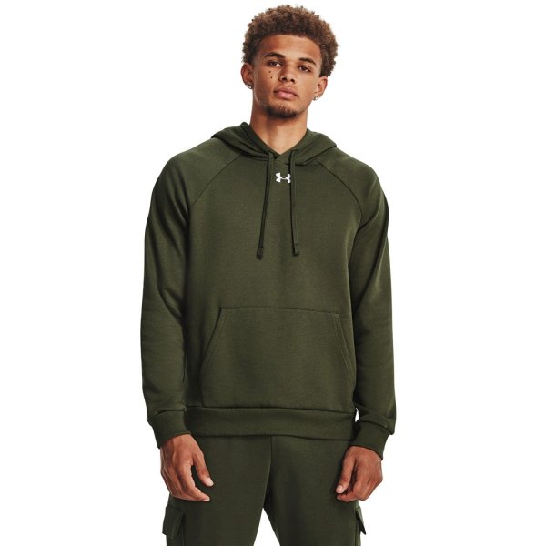 Mikina Under Armour Rival Fleece Hoodie Green M