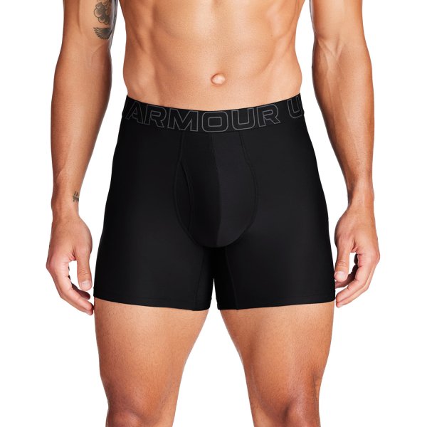 Boxerky Under Armour M Perf Tech 6in 1-Pack Black XS