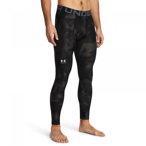 Legíny Under Armour HG Armour Printed Lgs Black M