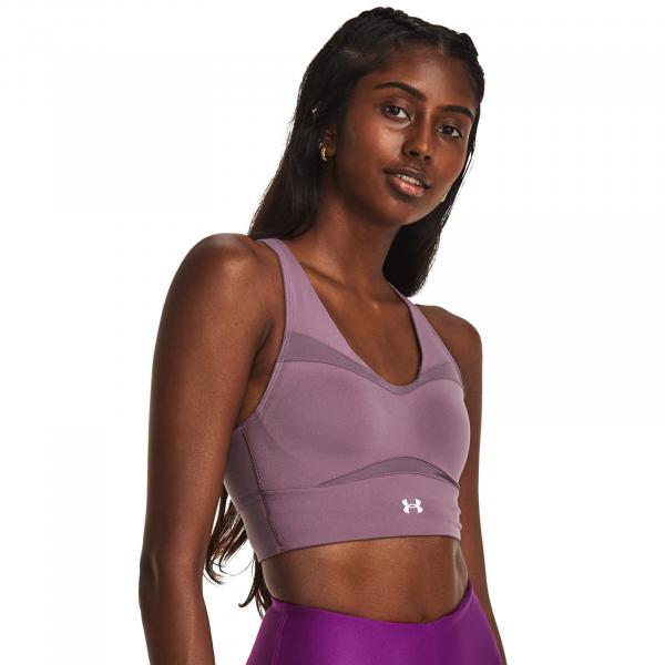 Podprsenka Under Armour Smartform Evo Mid LongL CF Purple XS