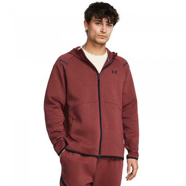 Mikina Under Armour Unstoppable Fleece FZ Red L