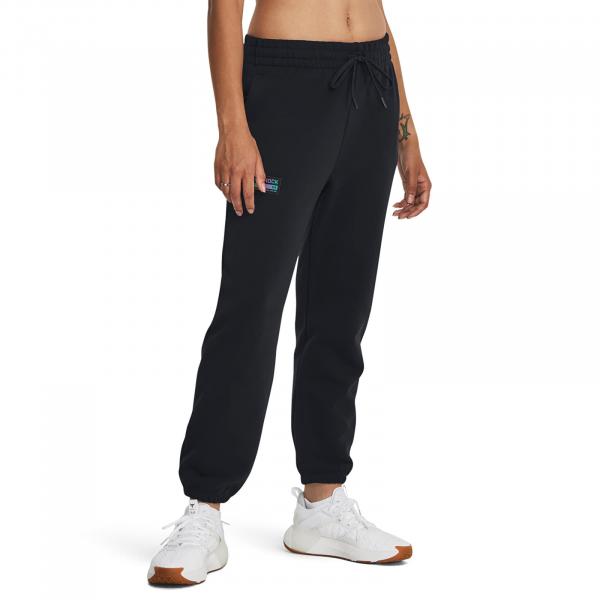 Tepláky Under Armour Pjt Rock HW Terry Pnt Black L
