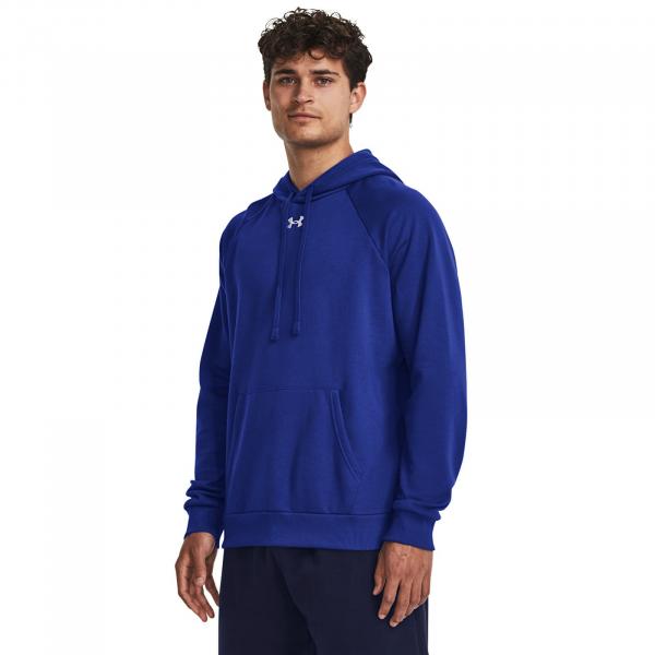 Mikina Under Armour Rival Fleece Hoodie Blue L