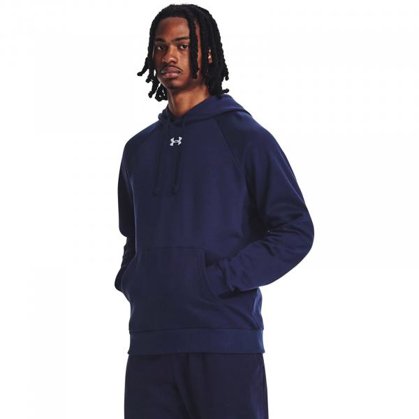 Mikina Under Armour Rival Fleece Hoodie Blue XXL