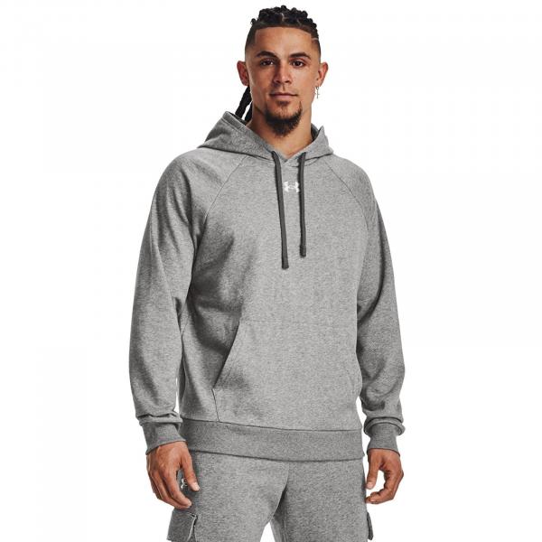 Mikina Under Armour Rival Fleece Hoodie Gray XXXL