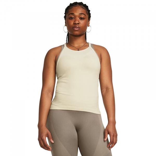 Tílko Under Armour Vanish Elite Seamless Tank Beige XS