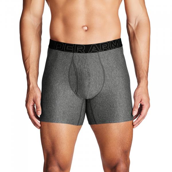 Boxerky Under Armour M Perf Tech 6in 1-Pack Grey S