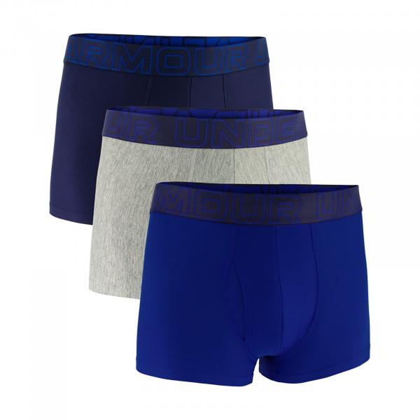 Boxerky Under Armour M Perf Tech 3in 3-Pack Blue M