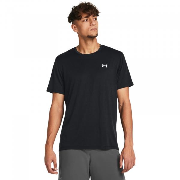 Tričko Under Armour LAUNCH SPLATTER SS Black L