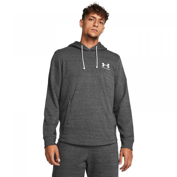 Mikina Under Armour Rival Terry LC Hoodie Gray L
