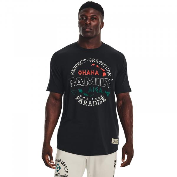 Tričko Under Armour PJT ROCK FAMILY SS Black M