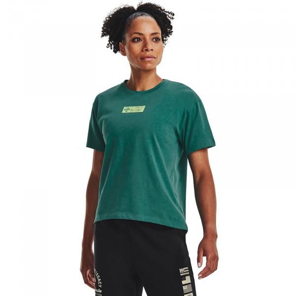 Tričko Under Armour PJT ROCK GLOBE SS Green S