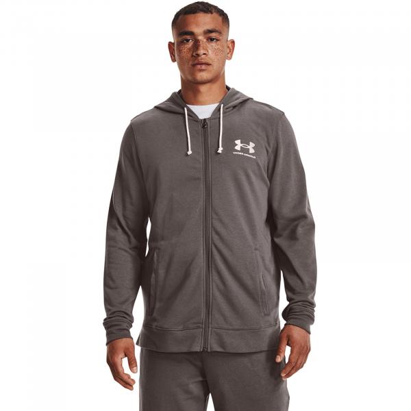 Mikina Under Armour Rival Terry LC FZ Brown L