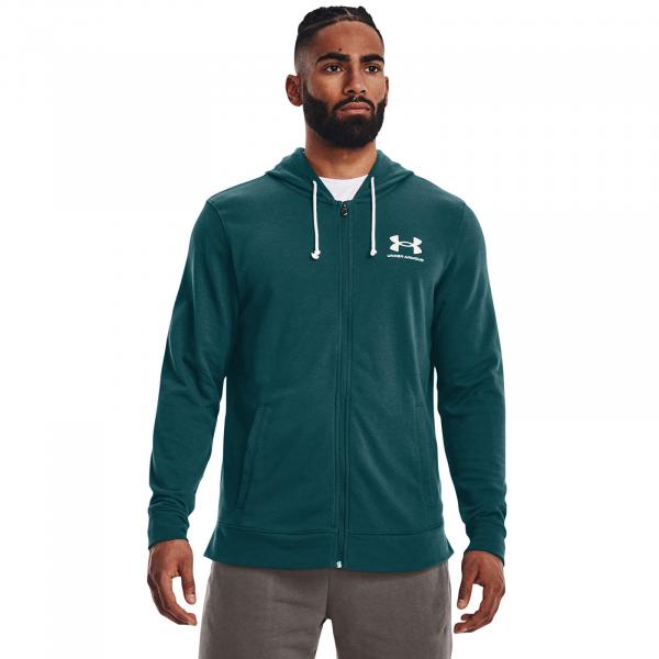 Mikina Under Armour Rival Terry LC FZ Green L