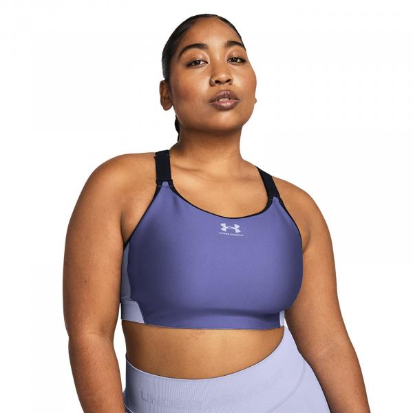 Podprsenka Under Armour HeatGear High Purple S