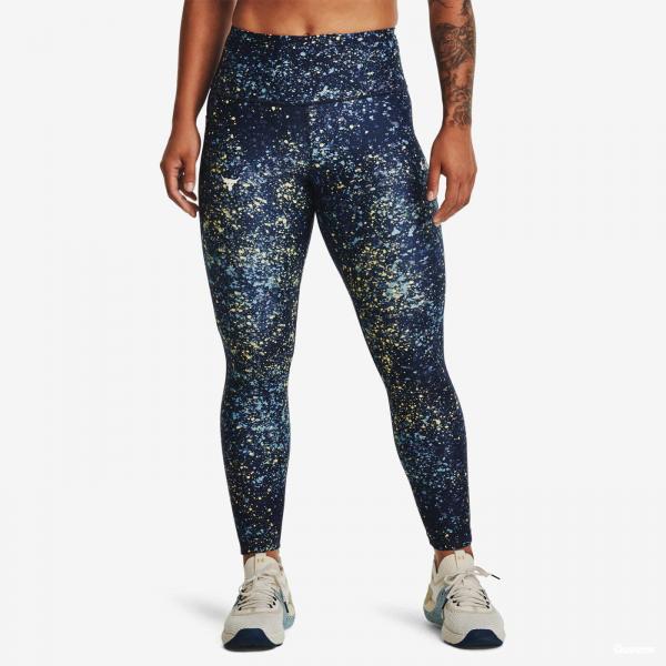Legíny Under Armour Project Rock Hg Ankle Legging Academy/ Stone XS