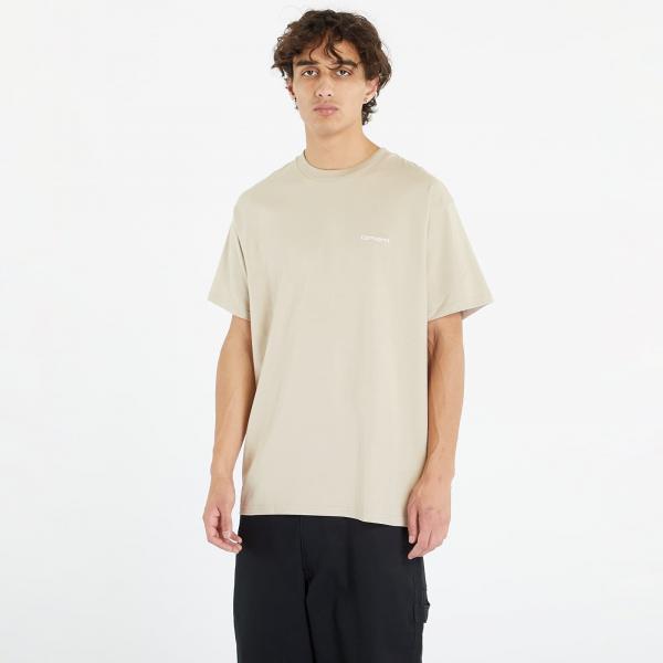 Tričko Carhartt WIP Shortsleeve Script Embroidery T-Shirt Wall/ White L