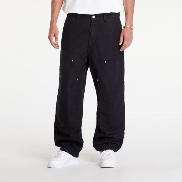 Kalhoty Carhartt WIP Walter Double Knee Pant Black Rinsed M