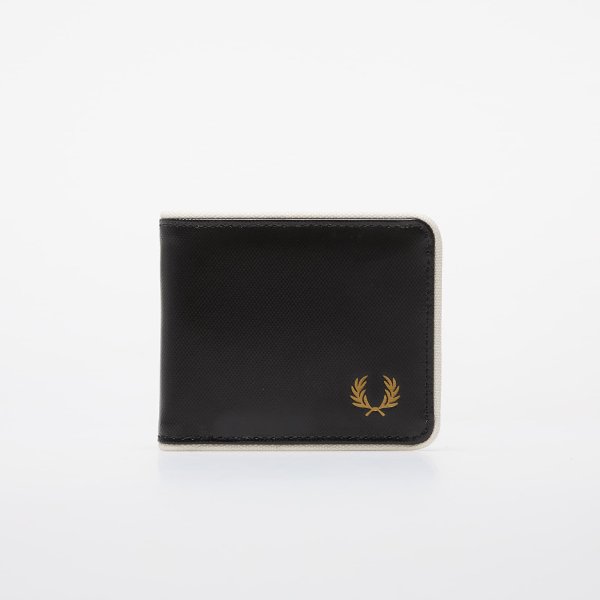 Peněženka FRED PERRY Coated Polyester Billfold Wall Black/ Ecru Universal