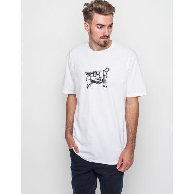 Triko Stussy Cart White