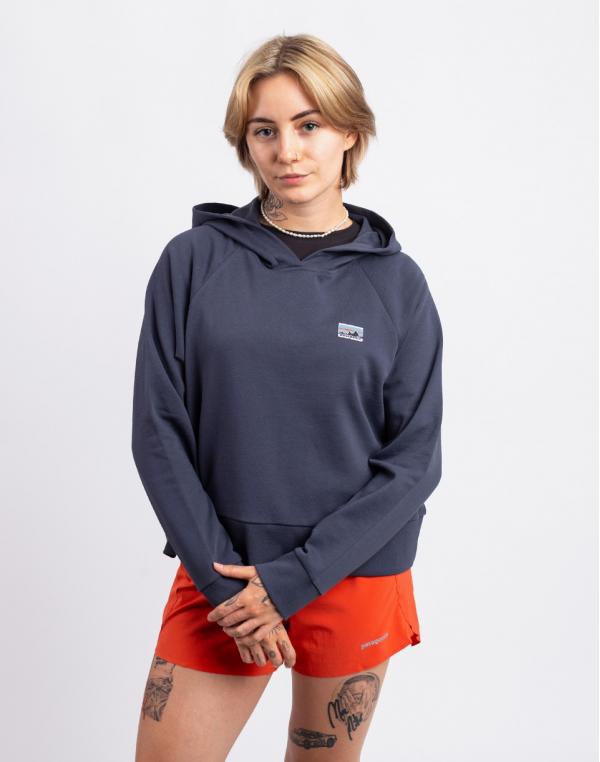 Patagonia W's Regenerative Organic Certified Cotton Essential Hoody Smolder Blue M