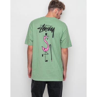 Triko Stussy Flam Moss