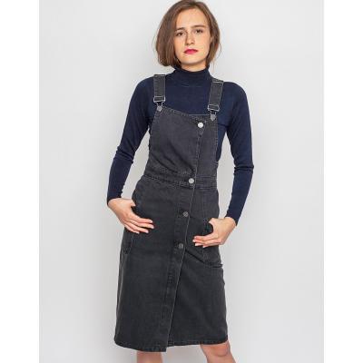 Šaty Ichi Govina DR Washed Black