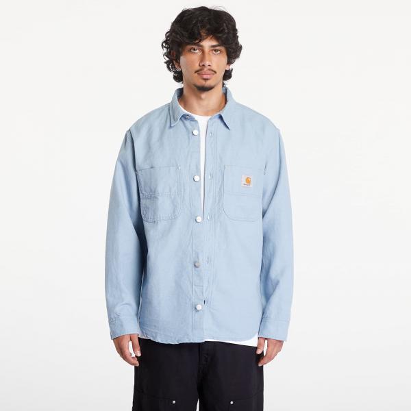 Bunda Carhartt WIP Walter Shirt Jacket UNISEX Misty Sky Rinsed XL