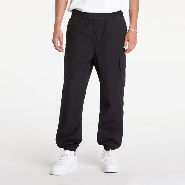 Kalhoty Calvin Klein Jeans Cotton Poplin Utility Pants Black L