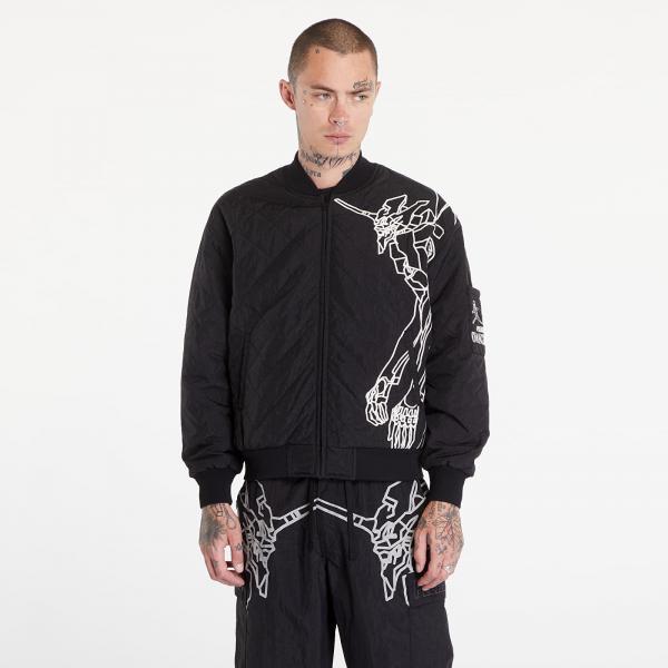 Bomber PLEASURES x Evangelion Humanoid Reversible Bomber Black L
