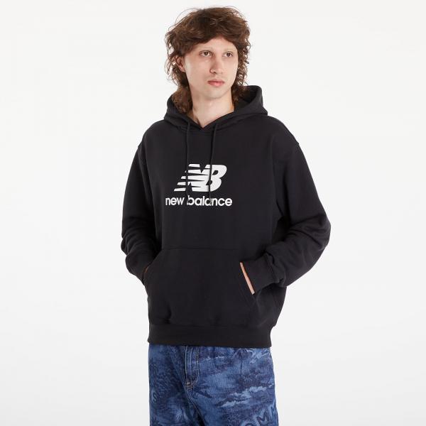 Mikina New Balance Sport Essentials French Terry Logo Hoodie Black M