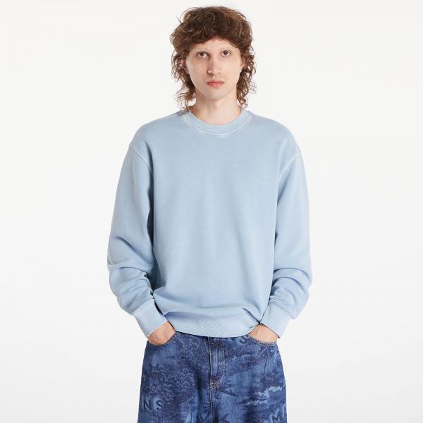 Mikina Carhartt WIP Duster Script Sweatshirt UNISEX Misty Sky Garment Dyed XS