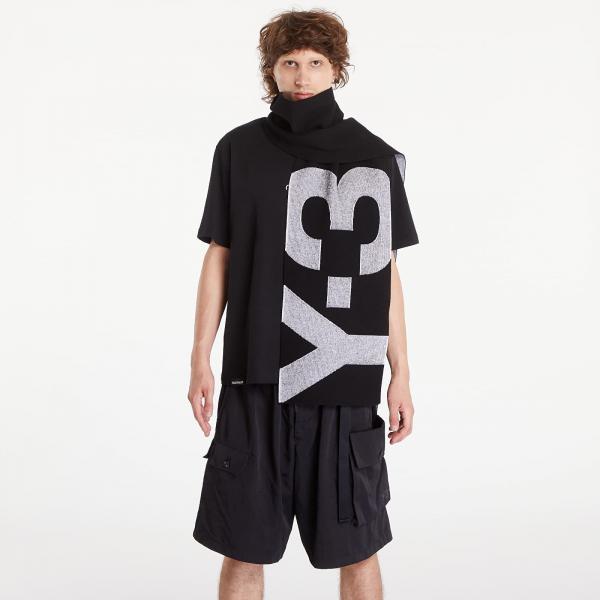 Šála Y-3 Logo Scarf Black Universal