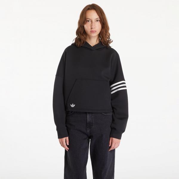 Mikina adidas Neuclassics Hoodie Black/ Cloud White XL