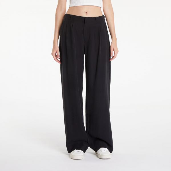 Kalhoty Calvin Klein Jeans Viscose Relaxed Chino Pants Black S