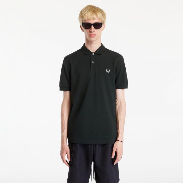 Tričko FRED PERRY The Polo Short Sleeve Tee Night Green/ Snow White L