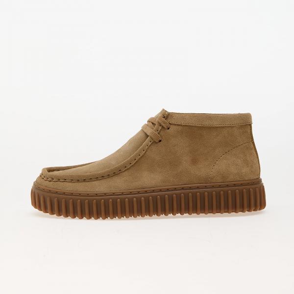 Tenisky Clarks Originals Torhill Hi Dark Sand Suede EUR 43