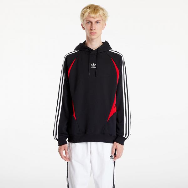 Mikina adidas Archive Hoodie Black/ Better Scarlet M