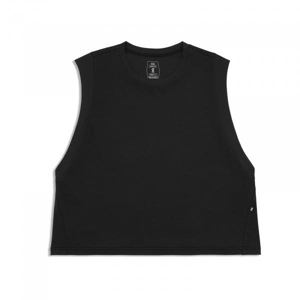 Top On Focus Crop Black L