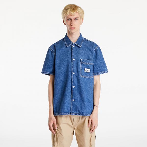 Košile Calvin Klein Jeans Camp Denim Shirt Denim Medium L