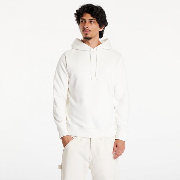 Mikina Calvin Klein Jeans Embro Badge Hoodie White M