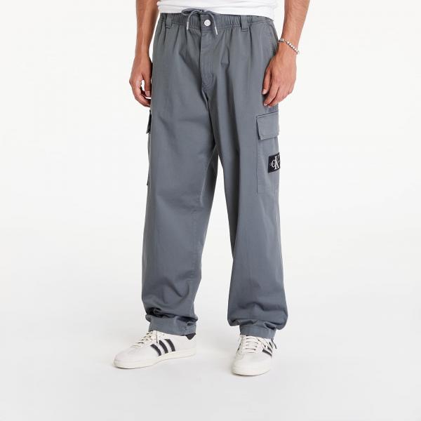 Kalhoty Calvin Klein Jeans Regular Straight Cargo Pants Gray W36/L34