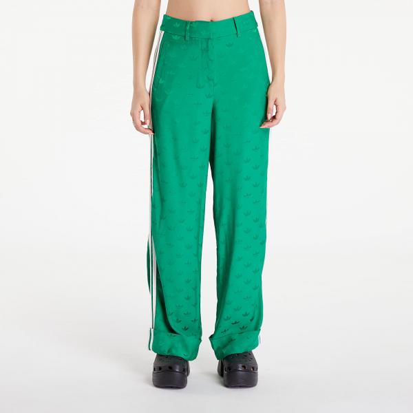 Kalhoty adidas Premium Woven Jaquard Pants Green S