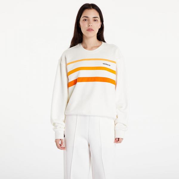 Mikina adidas Sweatshirt Off White / Eqt Orange L