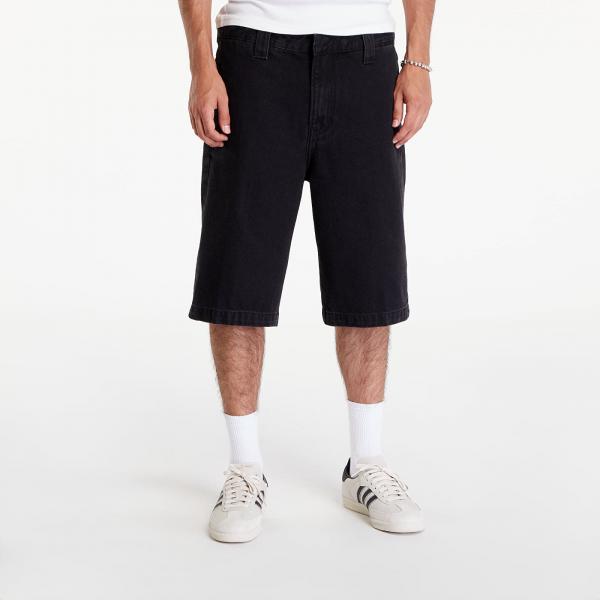 Šortky Calvin Klein Jeans Trouser Shorts Denim Black 31