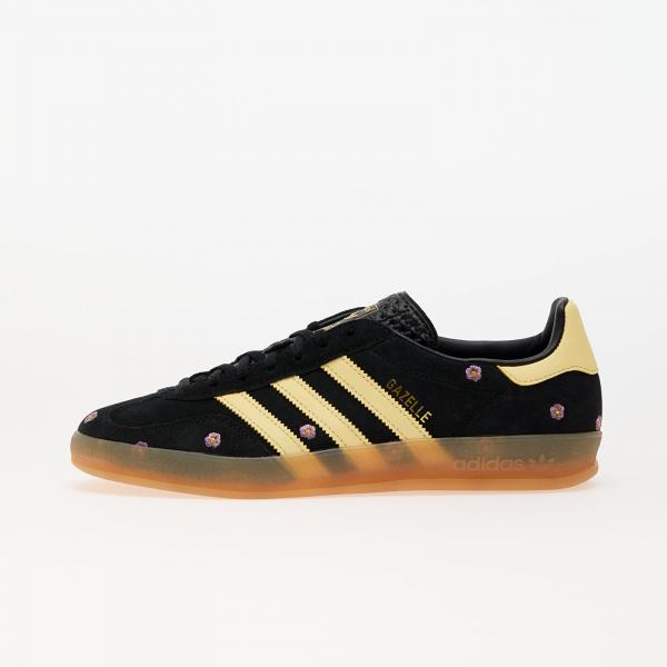 Tenisky adidas Gazelle Indoor W Core Black/ Almost Yellow/ Silver Dawn EUR 39 1/3