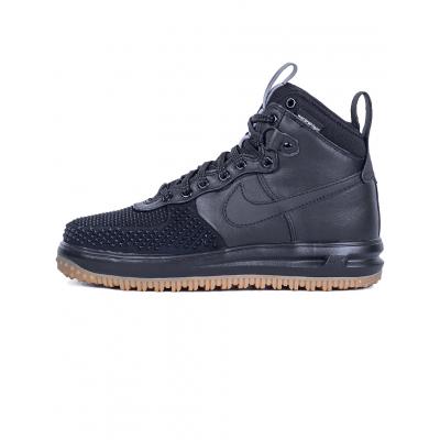 Sneakers - tenisky Nike Lunar Force 1 Duckboot Black / Black - Metallic Silver - Anthracite