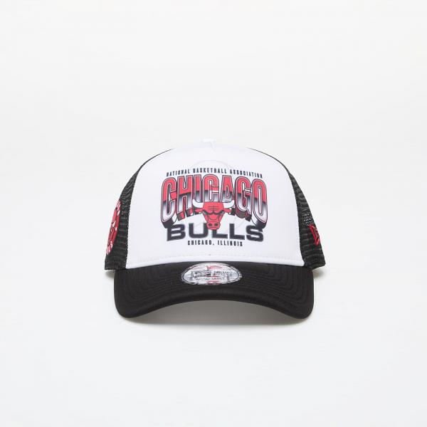 Kšiltovka New Era Chicago Bulls NBA Team Colour 9FORTY E-Frame Adjustable Trucker Cap Black/ Front Door Red Universal