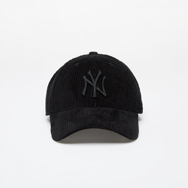 Kšiltovka New Era MLB New York Yankees Cord 9FORTY Adjustable Cap Black Universal
